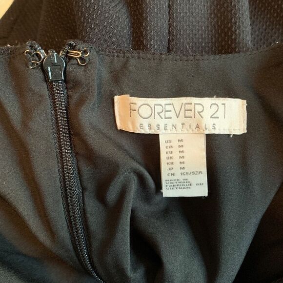 Black Forever 21 Peplum Blouse - Picture 5 of 5